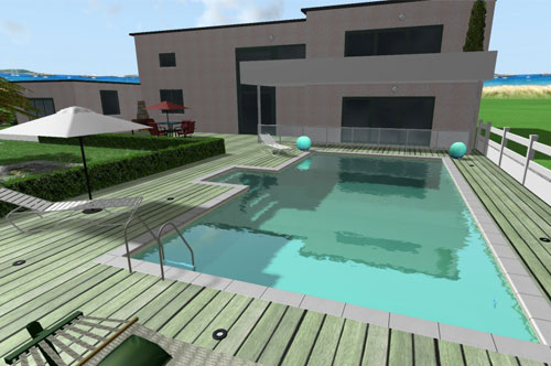Projet 3D paysagiste