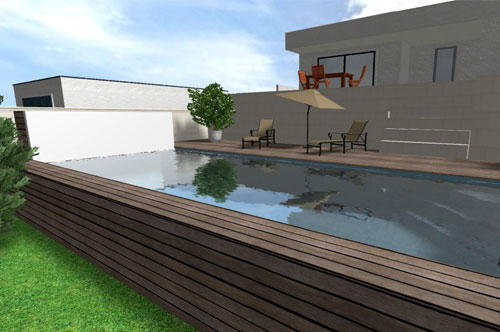Projet 3D paysagiste