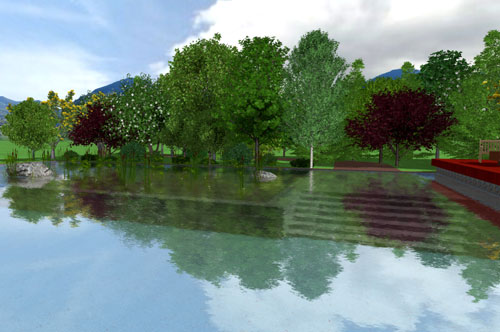 Projet 3D paysagiste